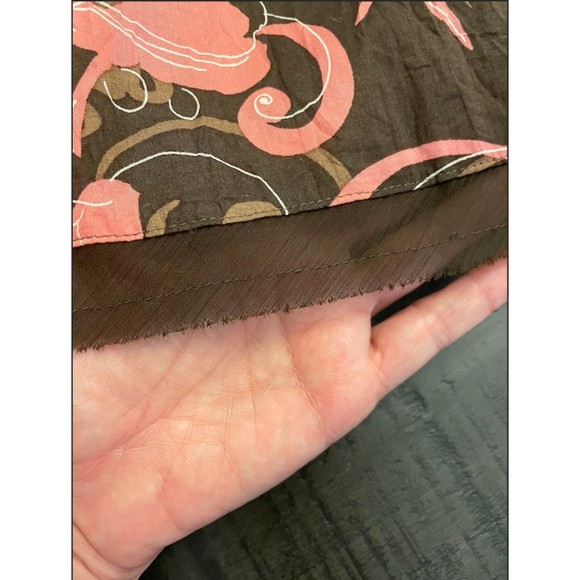 Apt. 9 Floral Pleated Lined Skirt with Ribbon Belt - Sz 4 - Picture 5 of 11